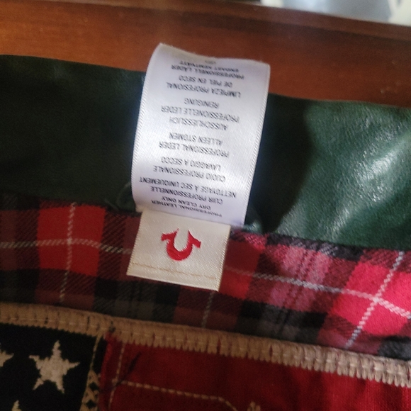 True Religion lambskin moto jacket - Picture 10 of 11